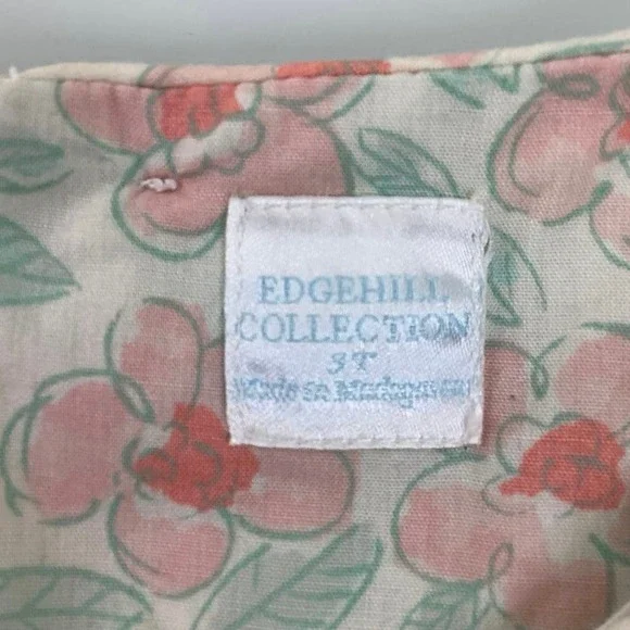 Edgehill Collection Smocked Pastel floral dress size 3T EUC - Picture 3 of 11